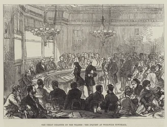 The Great Disaster on the Thames, the Inquest at Woolwich Townhall